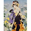 Funnybox Chrysanthemum Kimono Beauty Paintings by Haruyo Morita- Wooden Jigsaw