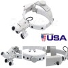 AZDENT 3.5X Dental Surgery Binocular Loupes Headband Magnifier + LED