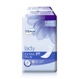 TENA Lady Extra Plus Pads - 3 Packs of 8