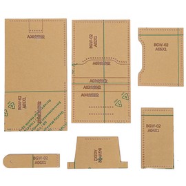DIY Wallet Pattern Template Transparent Acrylic Manual Mobile Phone Purse Template