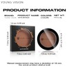 YOUNG VISION Deep Dark Matte Powder Bronzer for Deep Skin,