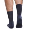 YUEDGE Men's Moisture Wicking Black Cushioned Crew Socks Padded Comfort