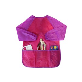 SPIRIT 407484 Painting Apron for Girls (3 to 8 Years) Pink