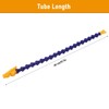 Flexible Coolant Hose, 6pcs Round Nozzle 1/4inch PT Plastic Flexible