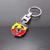 For FIAT Abarth 500 Metal Auto Accessions Universal Car Keychain