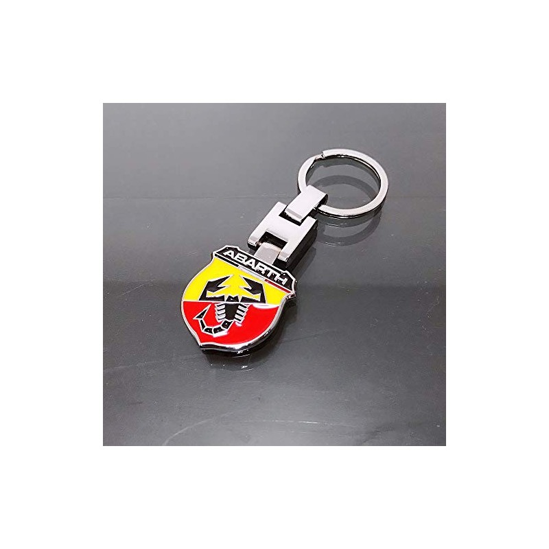 For FIAT Abarth 500 Metal Auto Accessions Universal Car Keychain