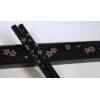 JapanBargain Set of 2 Black Japanese Travel Chopsticks with Case