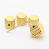 Unxuey Electric Guitar Knobs Metal Flat Top Control Volume Tone