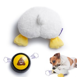 Fuzzwoof Hilarious Farting Duck Butt Plush Dog Toys, Emit Funny Farting Sounds, Funny Puppy Toys | Cute Stuffed Plush toys for Small Medium Large Dogs, Puppy Dog Toys for Accompany and Anxtiety Relief