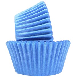 Regency Wraps Greaseproof Baking Cups, Standard, Solid, Light Blue