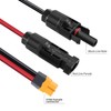 ZkeeShop Solar to XT60 Charge Extension Cable 25FT 12AWG XT60