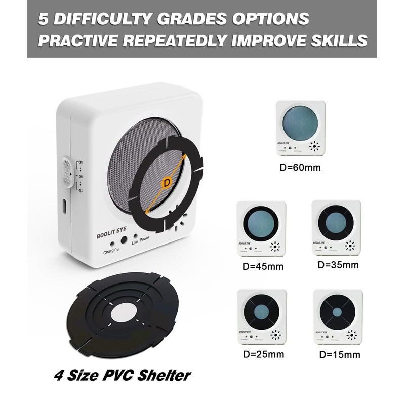 BOOLIT EYE Laser Training Target, Dry Fire Target Safely Dry