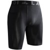 LAFROI Men's 3-Pack Quick Dry Cool Compression Fit Tights Shorts