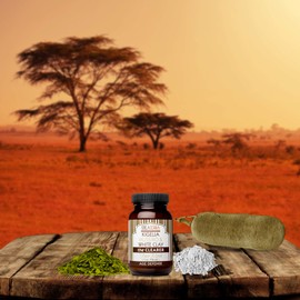 Shea Terra Kigelia Age Defense Collection - Clearing Face Mask | Natural, Anti-Aging Face Mask with Mussiro & White Clay to Purify and Soften Skin for Clear, Bright & Baby-Soft Skin – 5oz