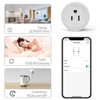 NDNCZDHC 2pcs Smart Mini Smart Plug, 10A WiFi Outlet Socket