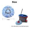 Spin Mop - Cabezal de repuesto compatible con O-Cedar de