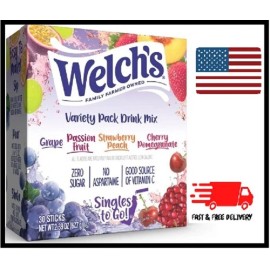 Welch's Drink Mix Variety Pack  Zero Sugar 30 Sticks