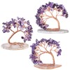 sumgiftforall Handmade Crystal Money Tree on Agate Slice Tree of