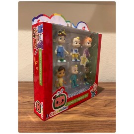 Jazwares Cocomelon Friends & Family, 6 Figure Pack Figures Character Toys (SHIP NOW)