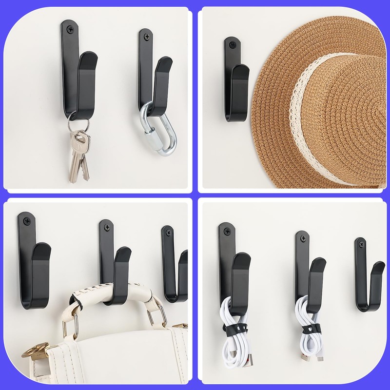 Coumy 4 Pcs Snowboard Wall Mount Clip Horizontal Snowboard Display