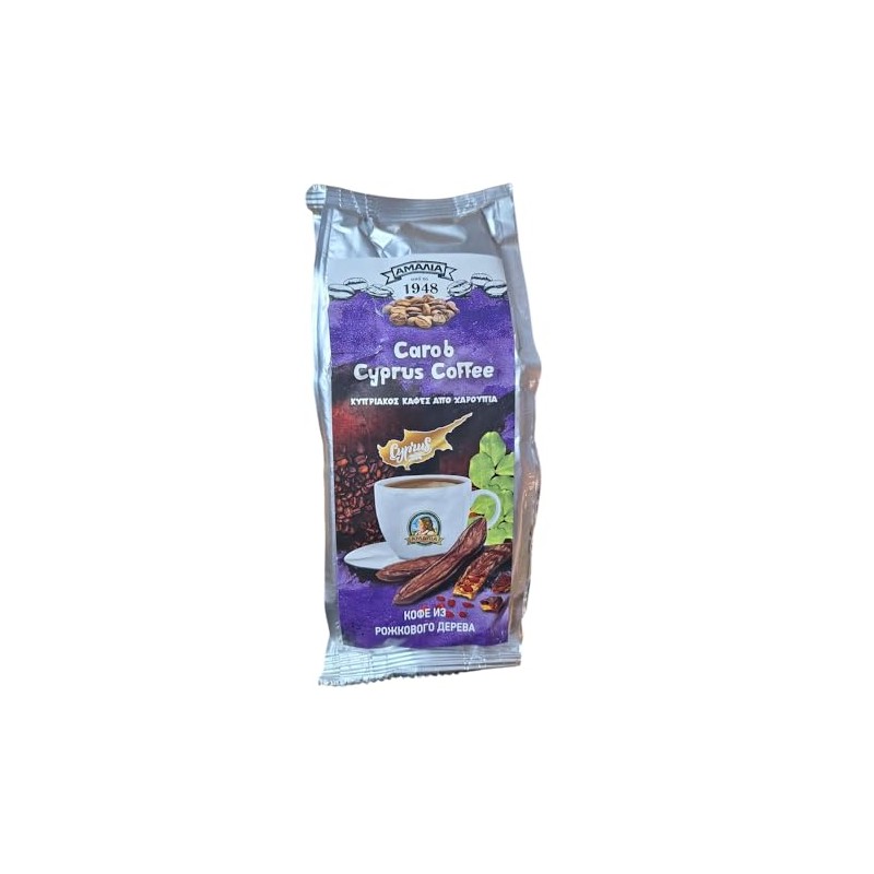 AMALIA Coffee from Roasted Ground Carobs for Coffee Pastries Cakes