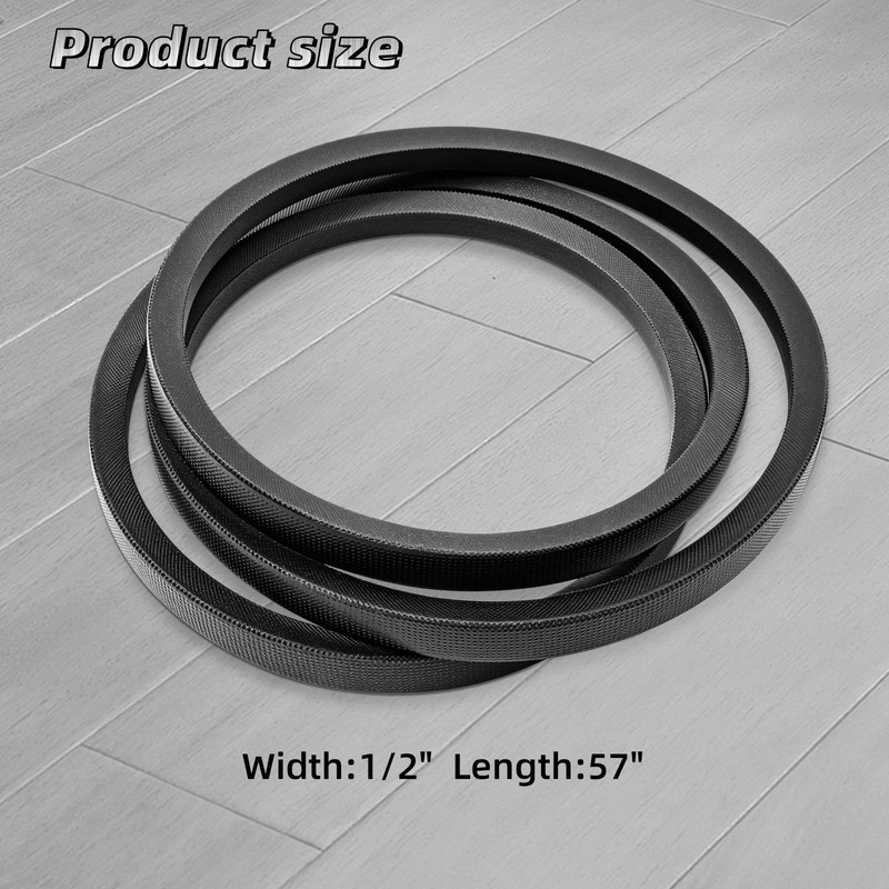 07200718 Drive Belt Replacement for Ariens Gravely 7200718, 1/2" x