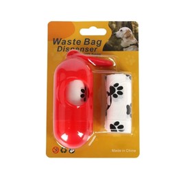 Generic Dog Poop Bags waterproof Compostable Poop Bags 2 rolls with dispenser | RTS epi Biodegradable (White)