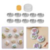 Cover Button Kit, Covered Flat Back Buttons DIY Round Base