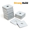 JUKFITA Square Washers, 30 Pack Fits 3/8" Bolts, 1-5/8" ×