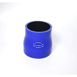 TenkeAuto 3" Length Universal 4-Ply Reinforced High Temp Straight Reducer 2.5"-3" ID Coupler Silicone Hoses (2.5"-3", blue)