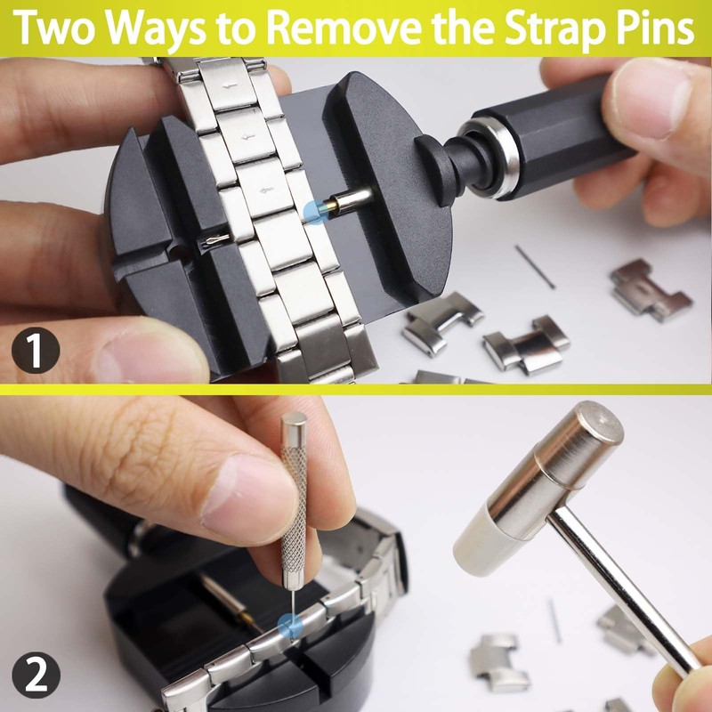 GLDCAPA Watch Link Removal Kit, Watch Band Sizing Tool for