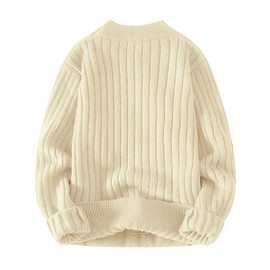 Aelfric Eden Womens Cable Knit Sweater Oversized Chunky Rory Gilmore Crewneck Solid Long Sleeve Pullover Knitted Sweater