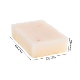 minkissy Almond Oil Soap Bar Natural Walnut Scrub for Gentle Exfoliation Scented Natural Bath Soap for Men and Women