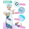 WERNNSAI Apron and Chef's Hat Set, mermaid