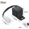 Autokemat LED Flasher Relay 2-Pin, 12V Electronic LED Flasher Relay