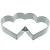 Kitchen Craft KC3514 Metal Cookie Cutter-Large 11.5cm Double Heart Design,
