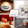 2 Stück Edelstahl Kaffeelöffel, Kaffeedosierlöffel 30ml, Kaffeelöffel Portionierer, Kaffeelöffel mit