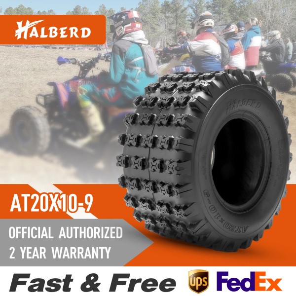 Halberd 20x10-9 ATV Tires 4PLY Sport Quad 20x10x9 All Terrain