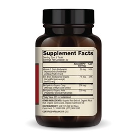 Dr. Mercola Iron from Organic Curry, 30 Servings (30 Tablets), 7.5 mg Iron Per Tablet, Dietary Supplement, Supports Immune Health, Regenerative, Certified USDA Organic, Non-GMO