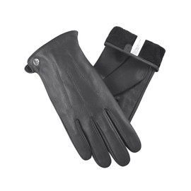 ROSYLINE Winter Gloves for Men Mens Leather Gloves Warm Winter Driving Gloves Grey XL