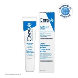 CeraVe Crema Reparadora para el Contorno de los Ojos | Fórmula Ligera | Mejora la Apariencia de las Ojeras y Bolsas | Rápida Absorción Sin Sensación G
