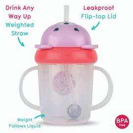 TUM TUM Tippy Up Free Flow Sippy Cup (No Valve), Sippy Cup for Toddlers, 200ml, BPA Free (Betsy Bear S3)