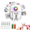 Funducts Sticker Printer, Inkless Portable Maker Machine with 11 Rolls