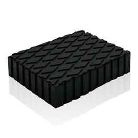 Rubber Pad for Lifting Platforms and Cars - Rubber Blocks and Rubber Blocks for Safely Lifting Vehicles (160 x 120 x 40 mm, Pack of 1)