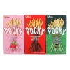 GLICO  6 PACK GLICO POCKY BISCUIT STICKS 3 FLAVORS MATCHA,