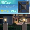 Solar Post Lights, 3000K Dusk to Dawn Solar Lamp Post
