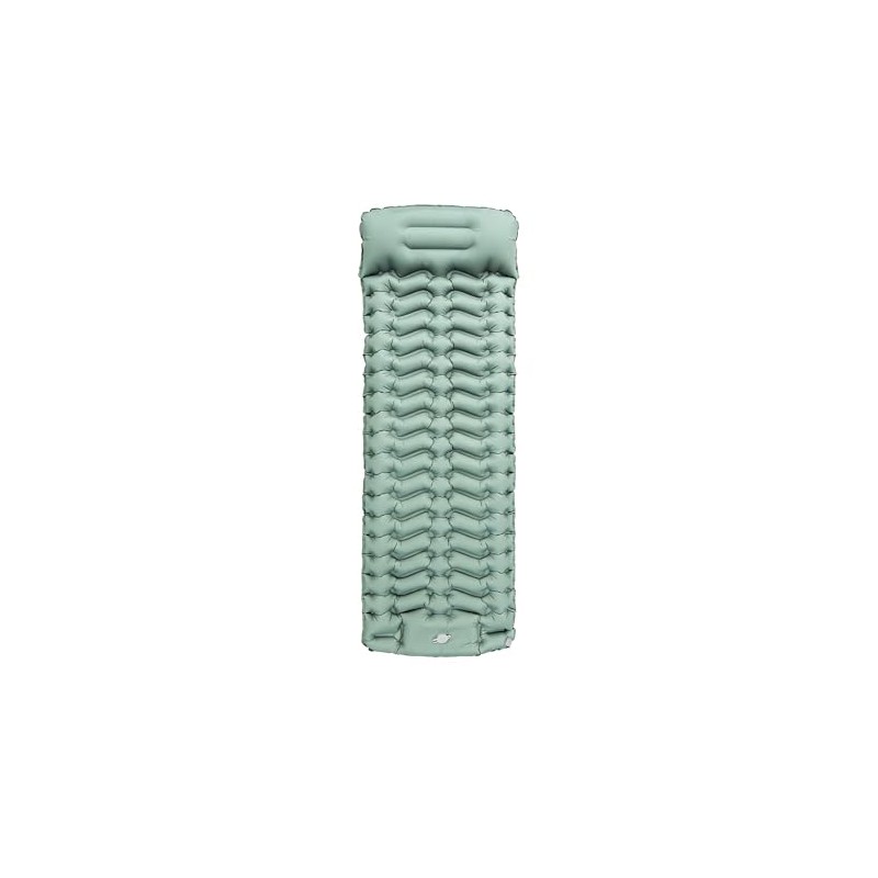 エアーマット TARKA 【30s膨らむ · 約10CM厚さ】 厚手キャンプ マット R値4.0 足踏み式 無限連結可能