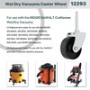 Replacement Shop Vac Wheels – Compatible with Ridgid, Craftsman, DeWALT
