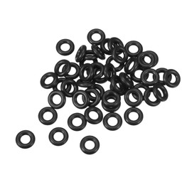 uxcell Nitrile Rubber O-Rings 12mm OD 6mm ID 3mm Width, Metric Sealing Gasket for Automotive Machine Plumbing, Pack of 50