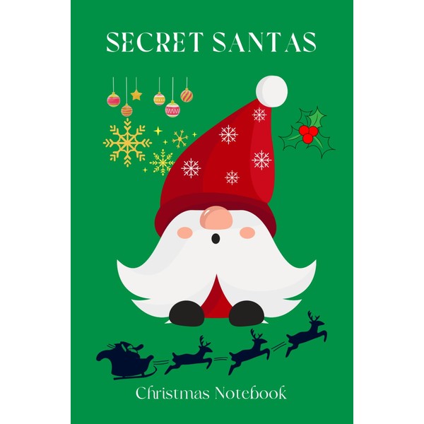 Secret Santa Christmas Notebook: Christmas stocking filler - Fun Festive